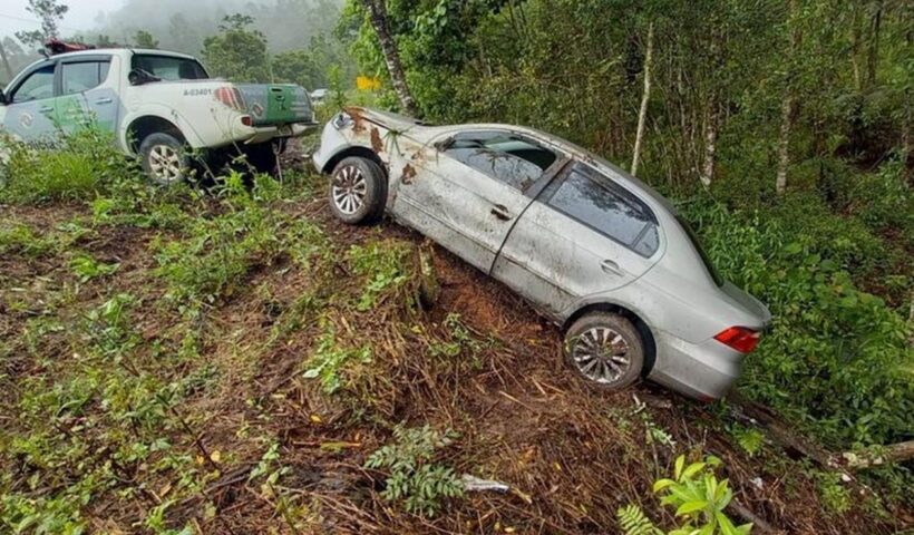 acidente casal oswaldo cruz carro