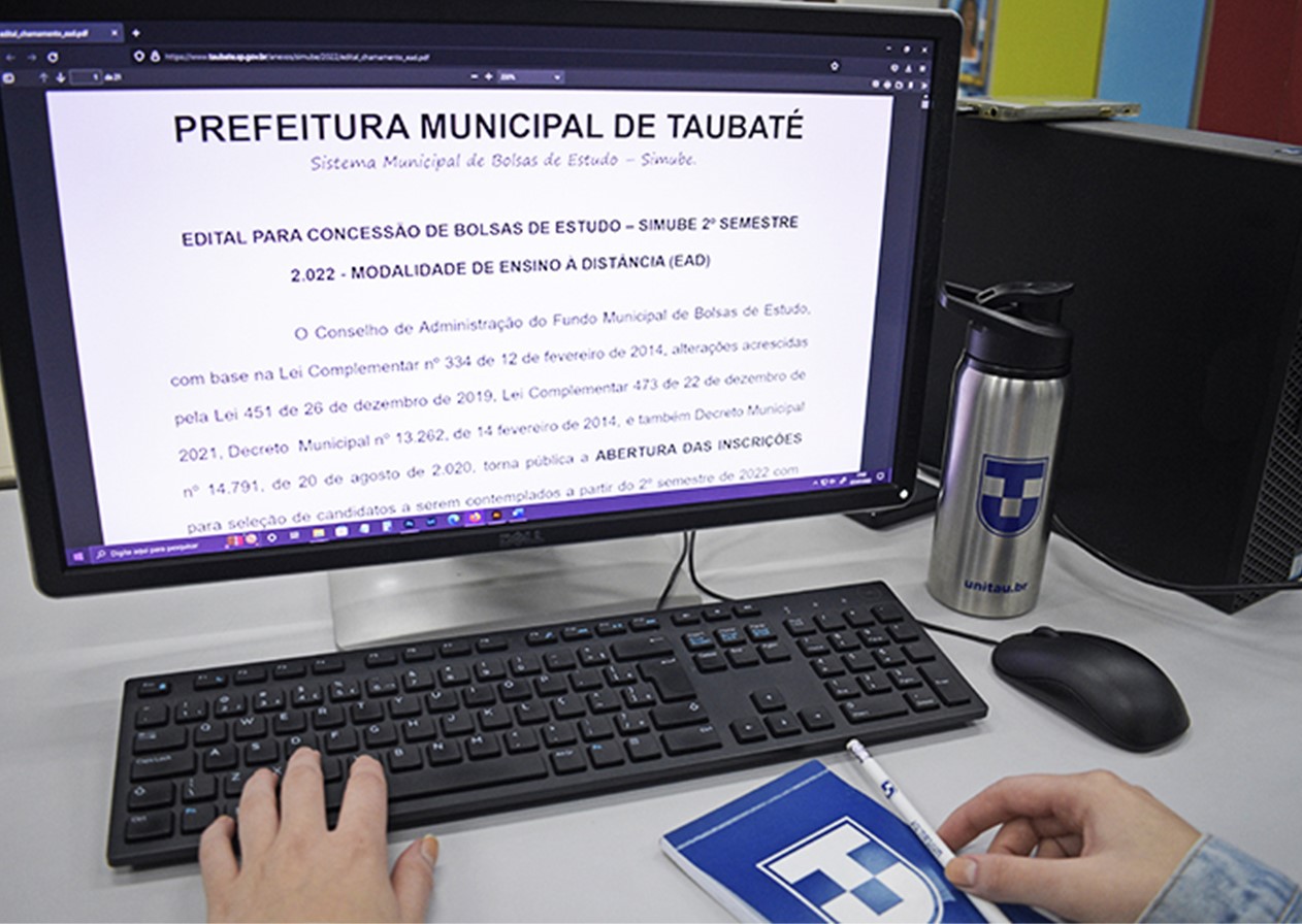 Taubaté abre inscrições para programa de bolsas de estudos do Simube