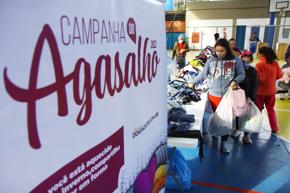 Campanha do Agasalho de SJC realiza mais de 16 mil atendimentos em 4 meses