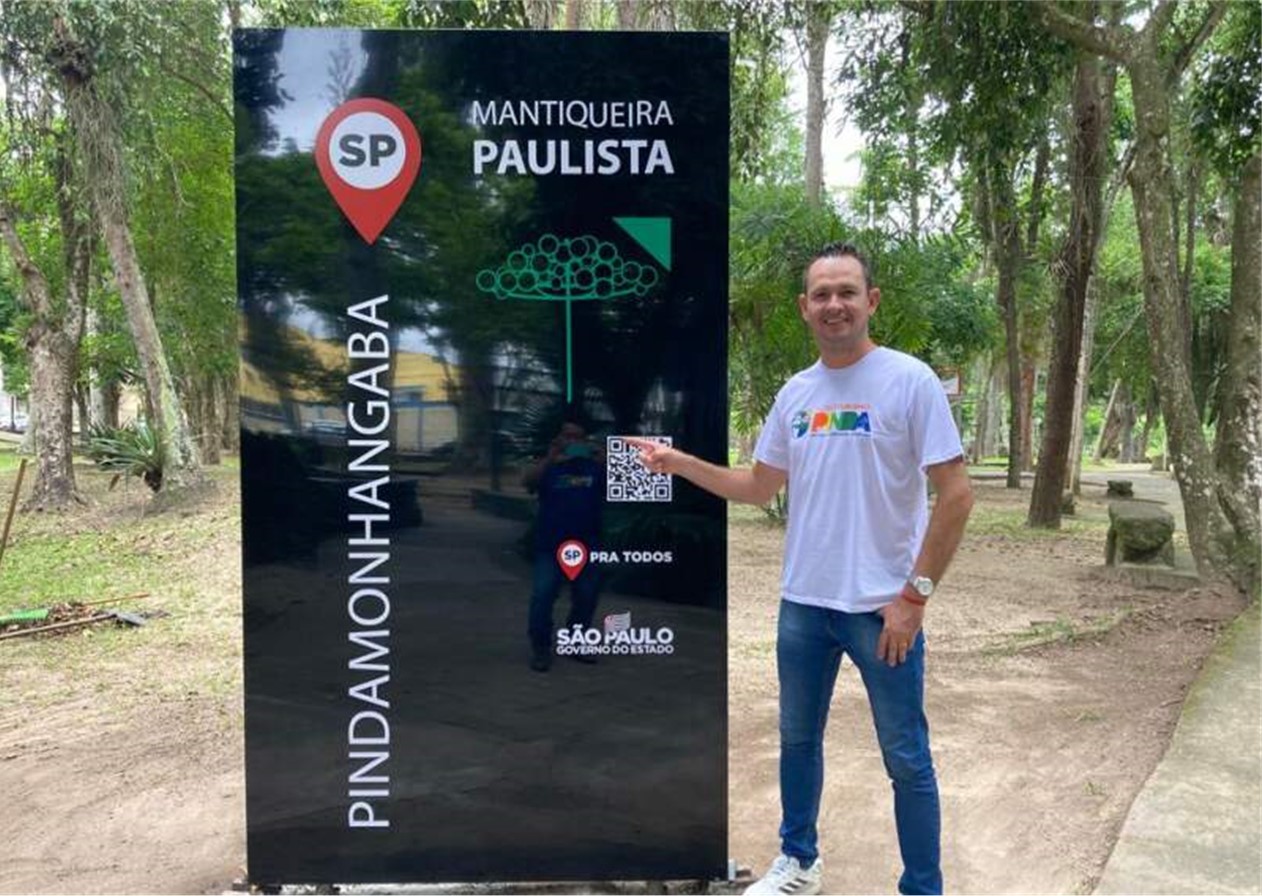 Pinda recebe totens em áreas da Rota Turística da Mantiqueira