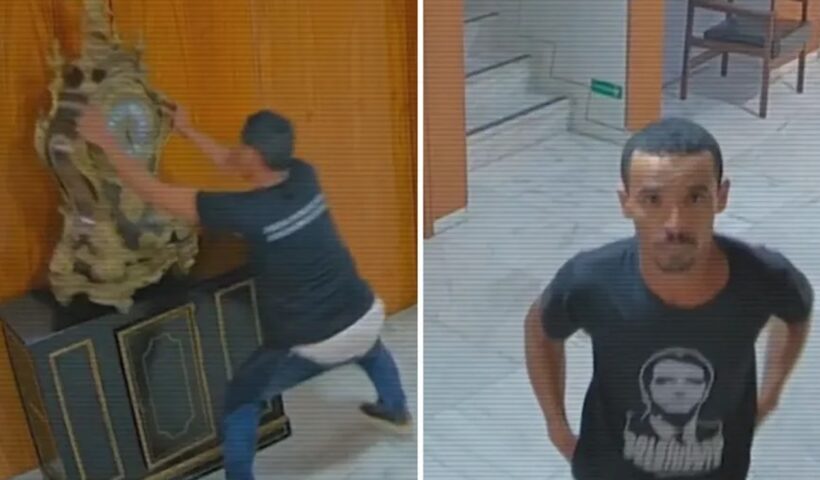 PF prende homem filmado ao destruir relógio no Palácio do Planalto