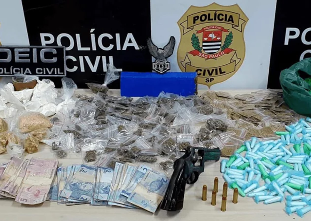 Homem é preso com cerca de 2 kg de drogas em SJC