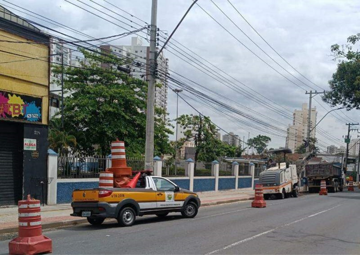 Av. 9 de Julho em Taubaté será interditada para obras nesta sexta-feira e sábado