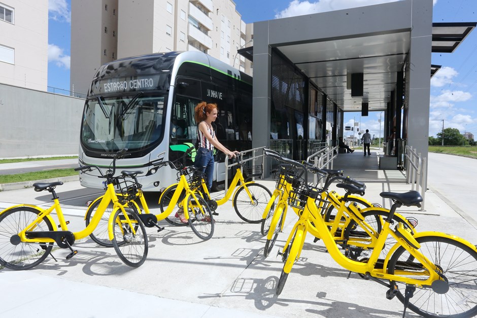 Bikes públicas serão integradas ao sistema de transporte coletivo de SJC