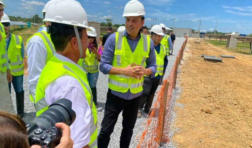 Felicio Ramuth participa de inauguração de complexo de energia solar em Tremembé