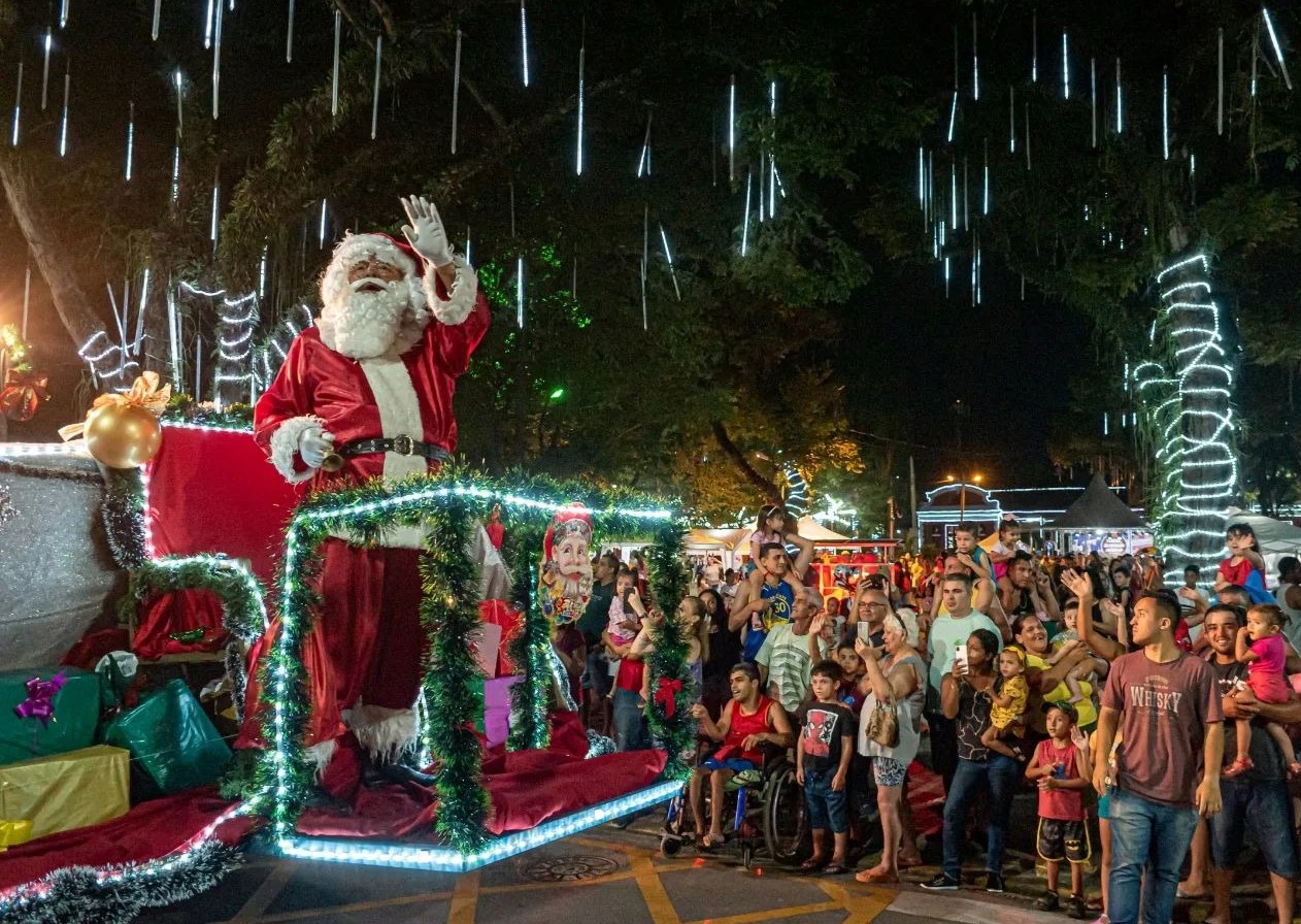 Papai Noel chega neste sábado (9) em Tremembé