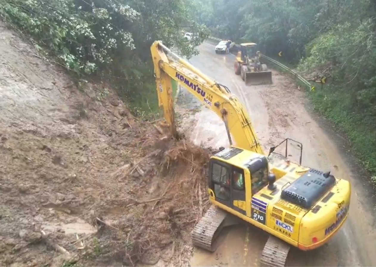 Após uma semana, Rodovia Oswaldo Cruz é liberada para o tráfego