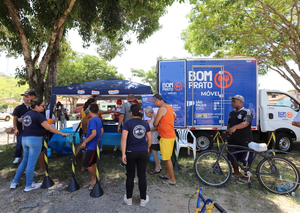 Bom Prato Móvel de Jacareí passa a atender no bairro Lagoa Azul