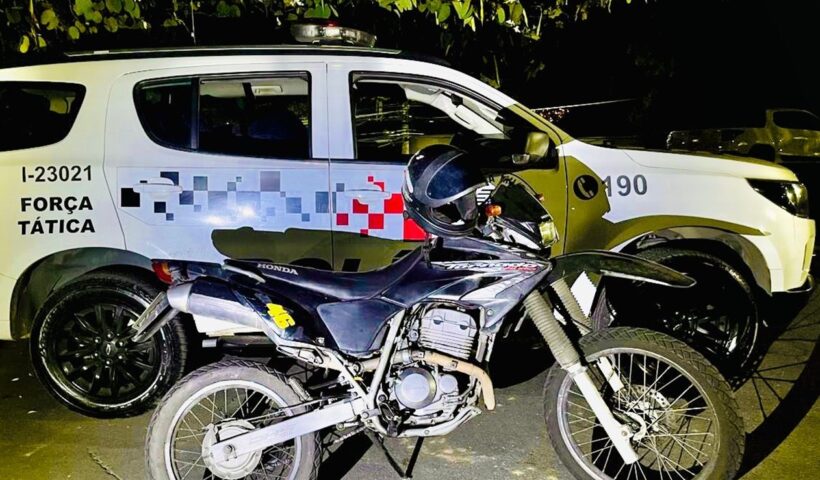 Adolescente é apreendido em Aparecida após roubar moto em Guará