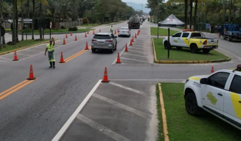 DER informa três interdições na Rio-Santos, em Caraguá