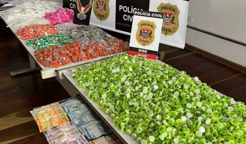 Polícia apreende 10 kg de drogas e prende homem de 25 anos em SJC