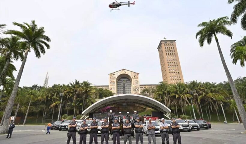 Operação Romeiro: 3 mil policiais reforçam segurança em Aparecida até fim do ano